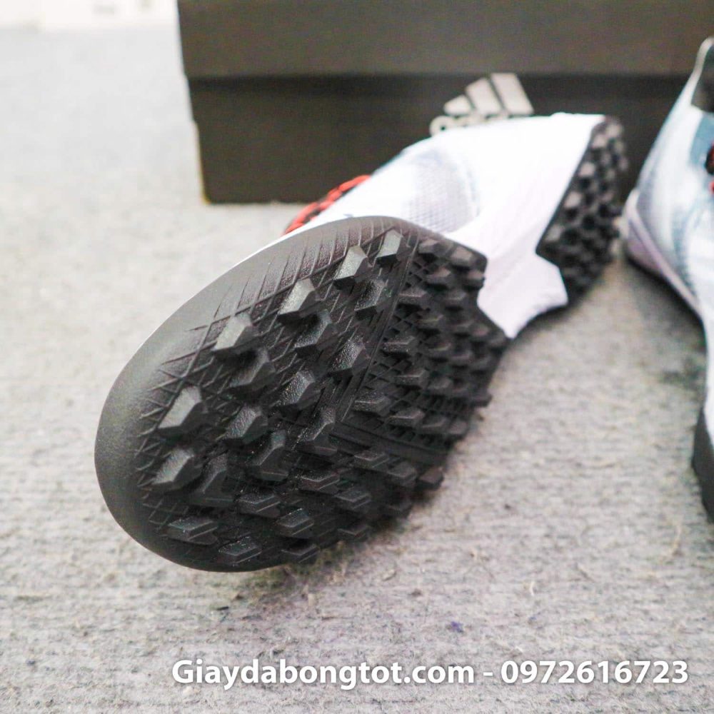 Giay bong da adidas x ghosted .1 tf trang den vach cam tsubasa (6)