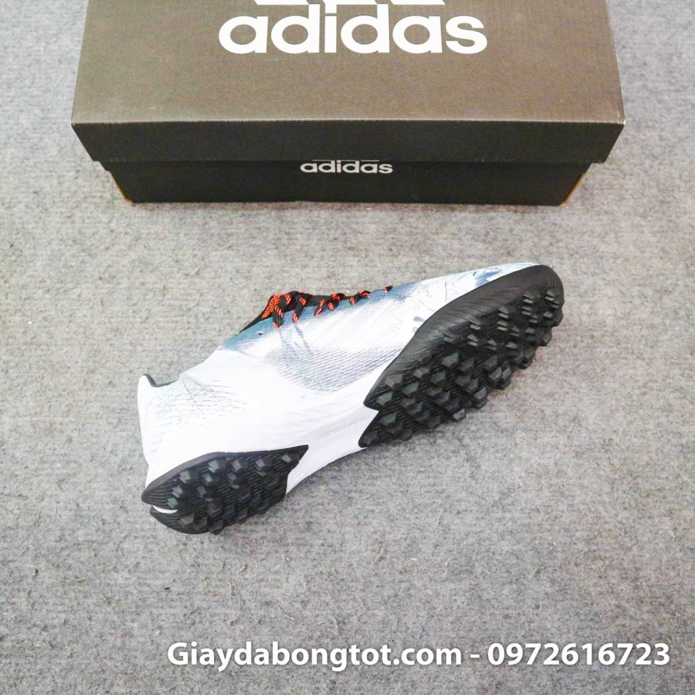 Giay bong da adidas x ghosted .1 tf trang den vach cam tsubasa (9)