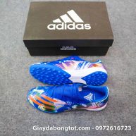 Giay da banh adidas x ghosted .3 tf xanh duong vach cam tsubasa (1)