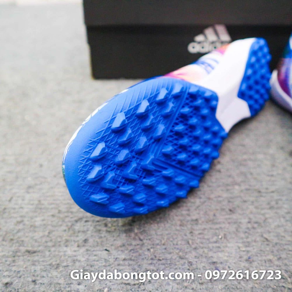 Giay da banh adidas x ghosted .3 tf xanh duong vach cam tsubasa (5)