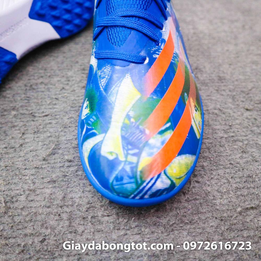 Giay da banh adidas x ghosted .3 tf xanh duong vach cam tsubasa (6)