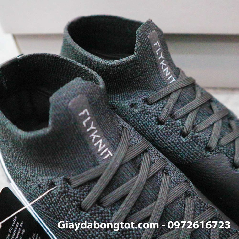 Giay da banh cao co nike mercurial superfly 7 elite tf den tre em (7)