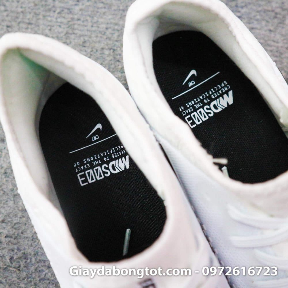 Giay da banh da vai nike mercurial vapor 13 pro tf trang den cr7 dream speed mds 3 (1)