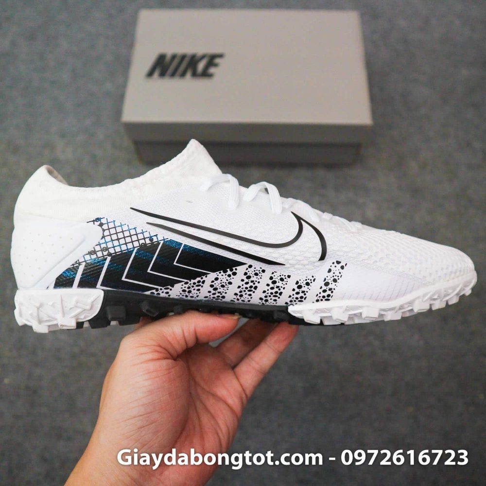 Giay da banh da vai nike mercurial vapor 13 pro tf trang den cr7 dream speed mds 3 (10)
