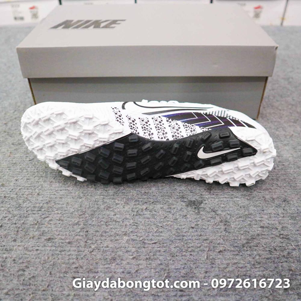 Giay da banh da vai nike mercurial vapor 13 pro tf trang den cr7 dream speed mds 3 (4)
