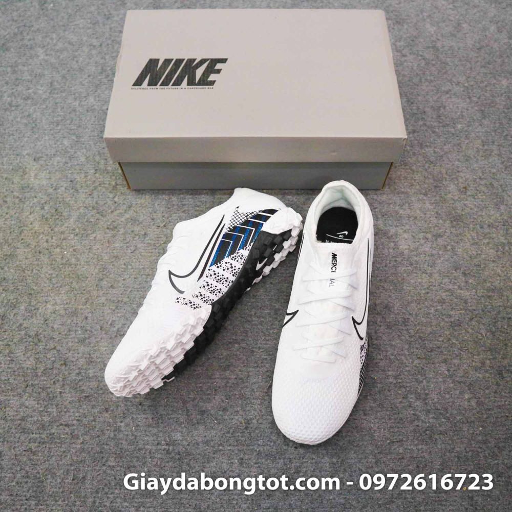 Giay da banh da vai nike mercurial vapor 13 pro tf trang den cr7 dream speed mds 3 (5)