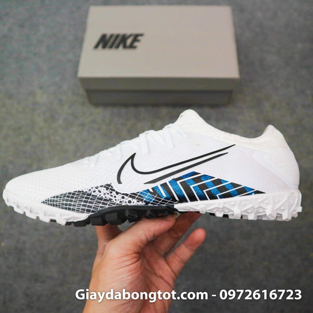 Giay da banh da vai nike mercurial vapor 13 pro tf trang den cr7 dream speed mds 3 (9)