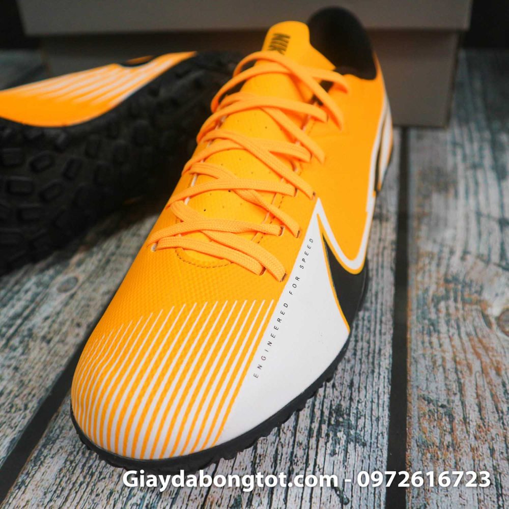 Nike mercurial vapor 13 academy tf vang trang vach den superfake (7)