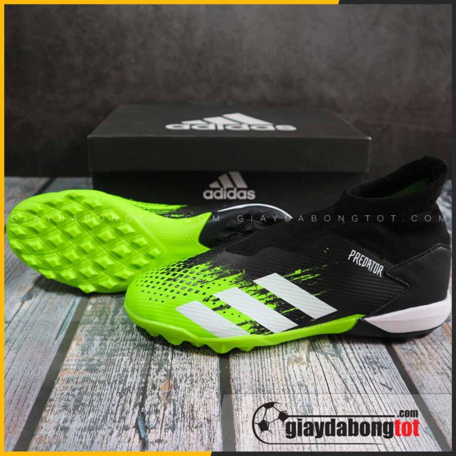 Giay adidas predator 20.3 tf den xanh la co cao khong day (2)