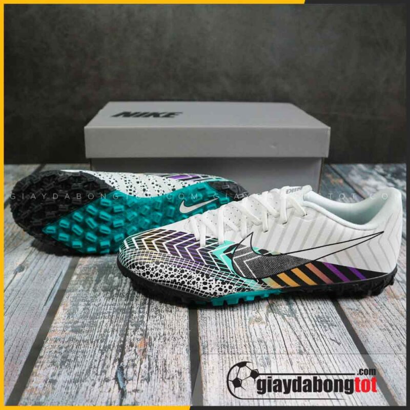 Giay da bong cr7 nike mercurial vapor 13 academy tf dream speed 3 trang den (2)
