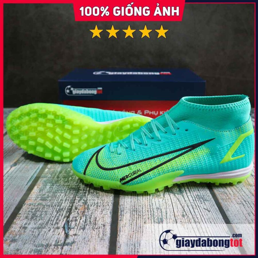 nike mercurial superfly 8 academy tf xanh ngoc (2)