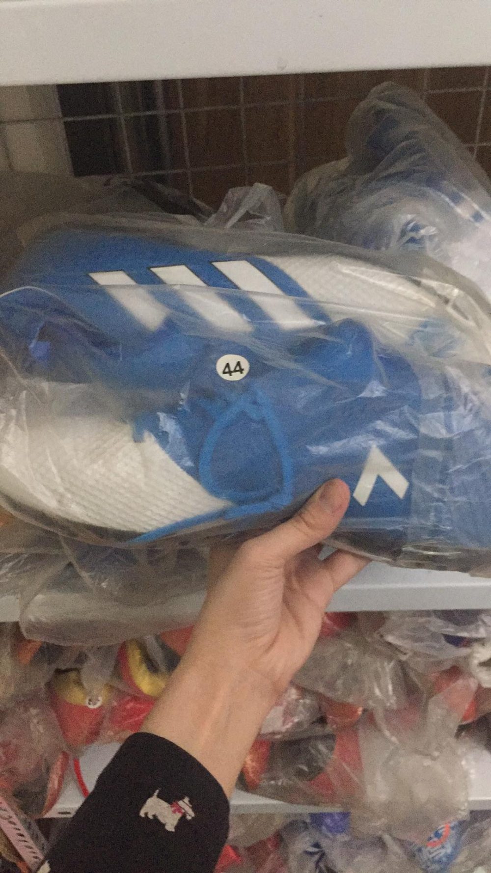 Giày ACE 17.3 TF xanh dương nhạt trắng big size [SALE]