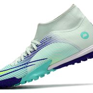 Nike Mercurial Superfly 8 Academy TF trắng xanh MDS 005 cổ cao