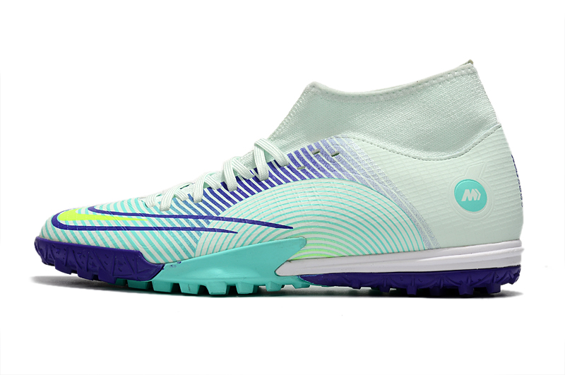 giay da bong nike mercurial superfly 8 academy tf trang xanh mds 005