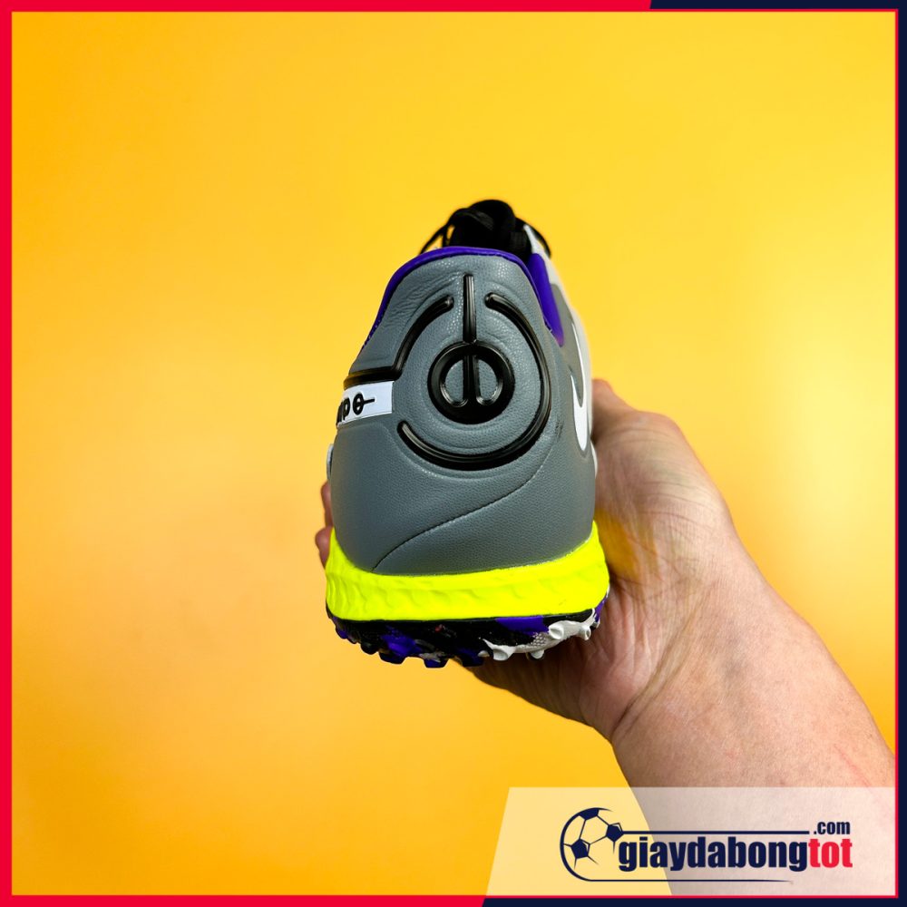 Nike Tiempo 9 Pro TF xám vạch trắng, Đế vằn