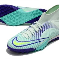 Nike Mercurial Superfly 8 Academy TF trắng xanh MDS 005 cổ cao