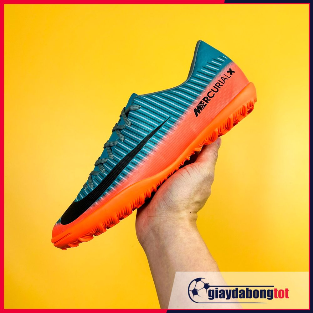 Giày đá bóng Nike Mercurial Victory 6 TF xám cam CR7
