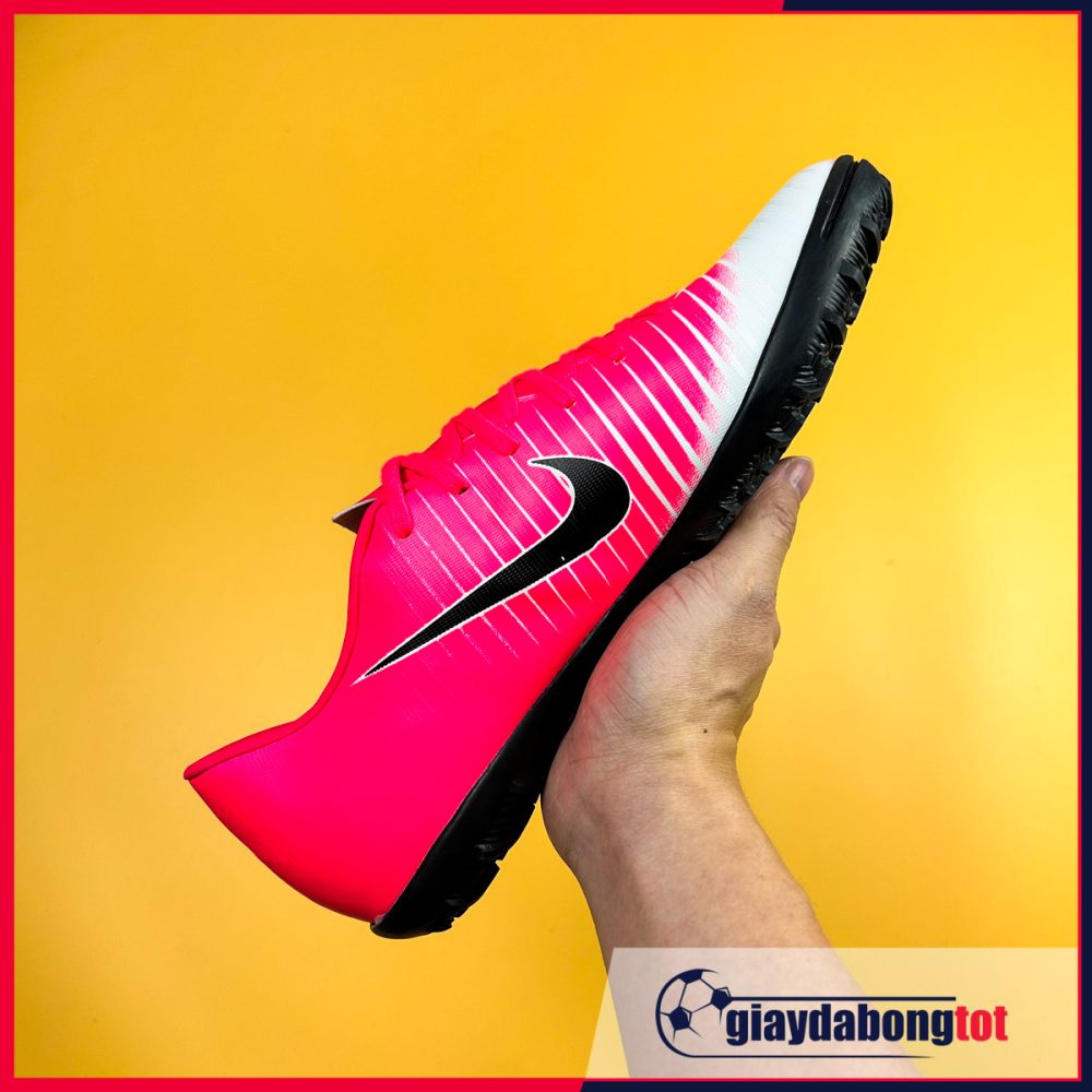 Nike Mercurial Victory 6 TF hồng trắng vạch đen