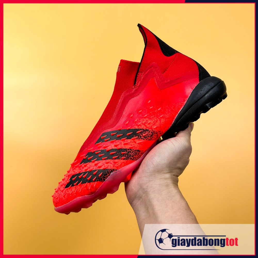 Adidas Predator Freak+ TF Đỏ vạch đen | Không dây, Cao cấp