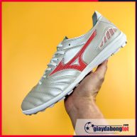 Mizuno Neo 3 Pro TF Trắng xám vạch cam đế mềm (2)