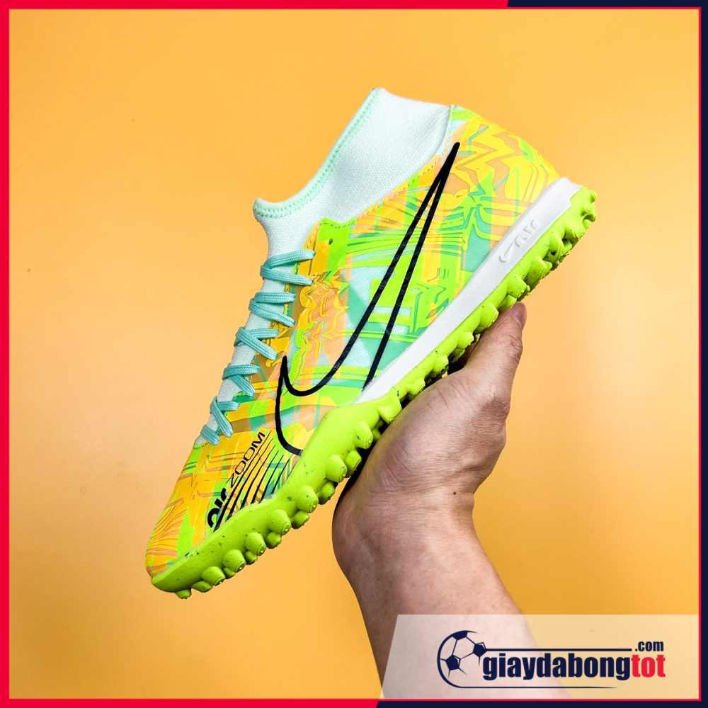 Nike Mercurial Superfly 9 Academy TF Chuối vằn cam vạch đen