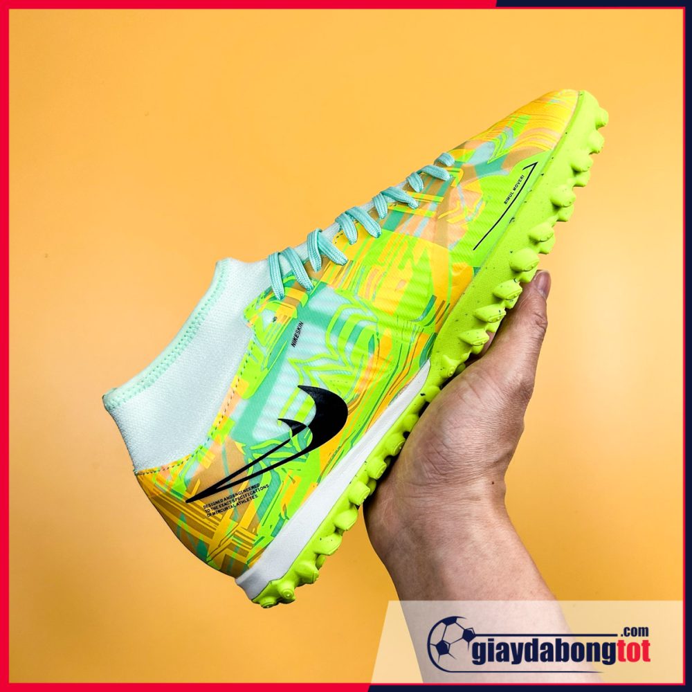 Nike Mercurial Superfly 9 Academy TF Chuối vằn cam vạch đen