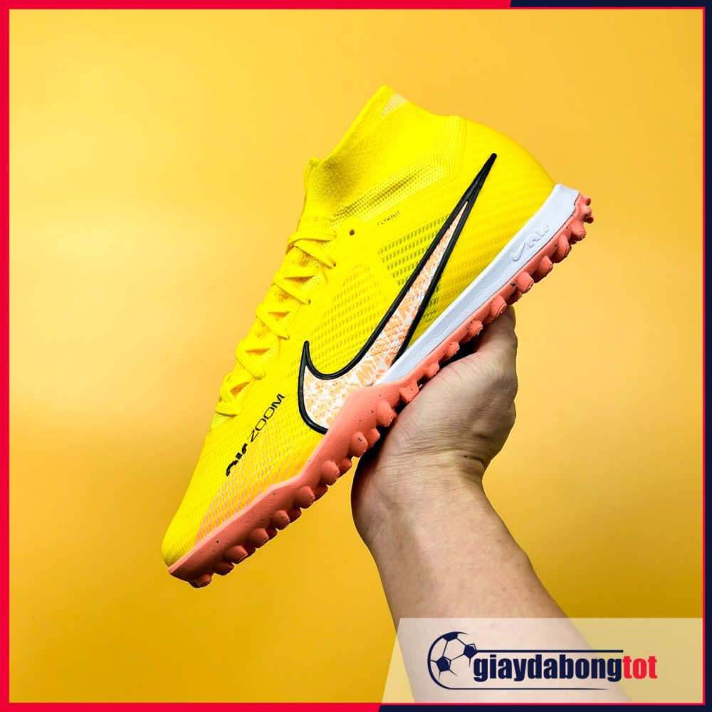 Nike Air Zoom Mercurial Superfly 9 Elite TF Vàng vạch cam
