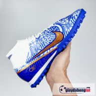 Nike mercurial superfly 9 elite tf trang xanh cr7 (5)