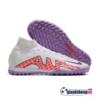 nike mercurial superfly 9 elite tf trang vach do de tim