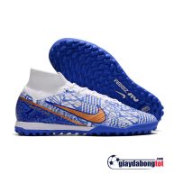 nike mercurial superfly 9 elite tf trang xanh cr7