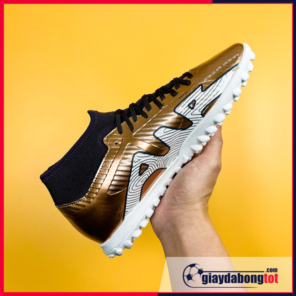 Nike Air Zoom Mercurial Superfly 9 Academy TF Đồng vạch trắng