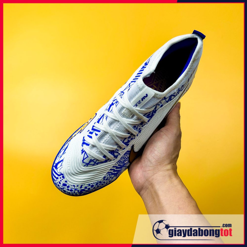 Nike Air Zoom Mercurial Vapor 15 Pro TF Trắng xanh CR7