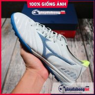 Giày đá bóng Mizuno Neo 3 Pro TF Trắng vạch xanh nhạt (3)