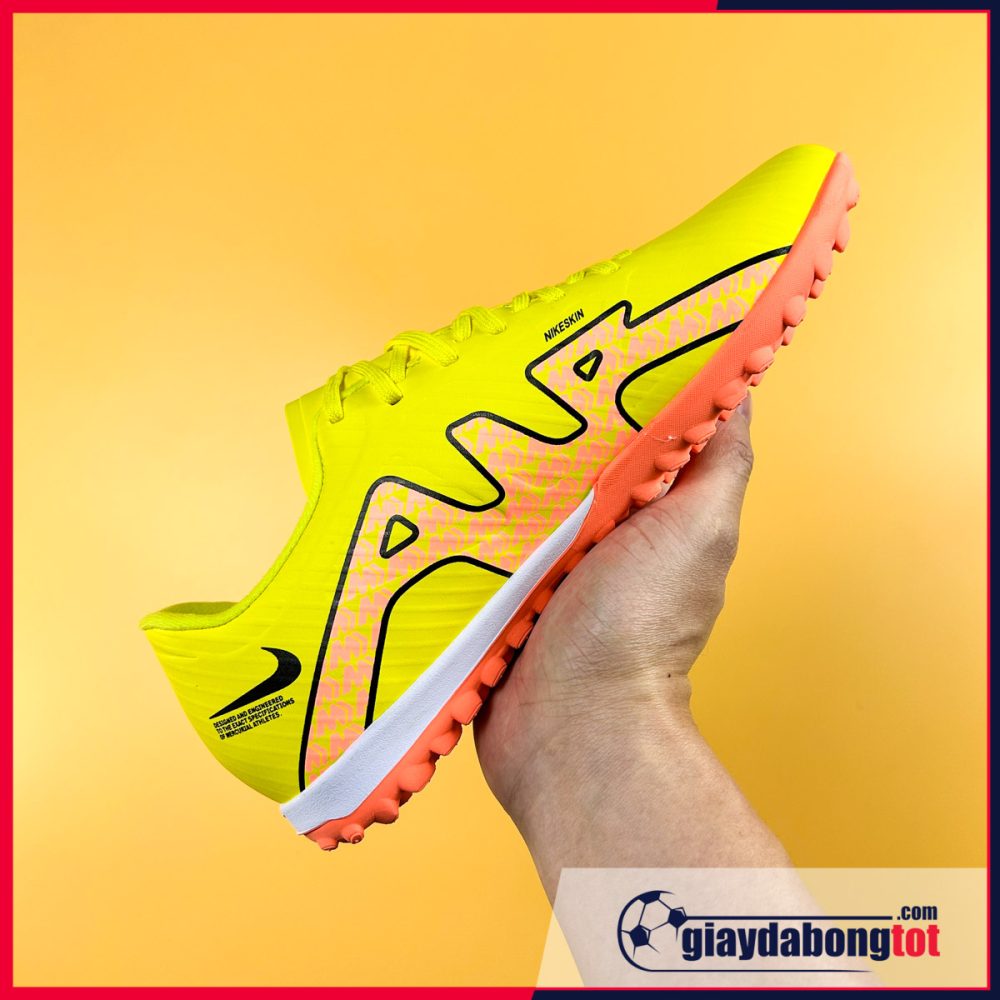 giay da bong tre em nike mercurial vapor 15 academy tf vang vach cam