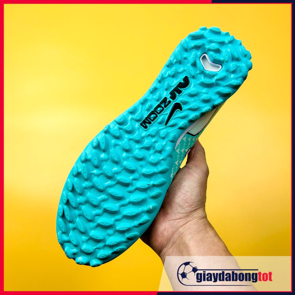 Nike Air Zoom Mercurial Superfly 9 Elite TF Trắng vạch xanh nhạt