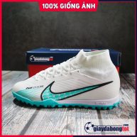 Nike Air Zoom Mercurial Superfly 9 Elite TF Trắng vạch xanh nhạt (2)