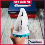 Nike Air Zoom Mercurial Vapor 15 Pro TF Trắng vạch xanh nhạt (1)