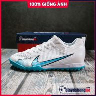 Nike Air Zoom Mercurial Vapor 15 Pro TF Trắng vạch xanh nhạt (2)