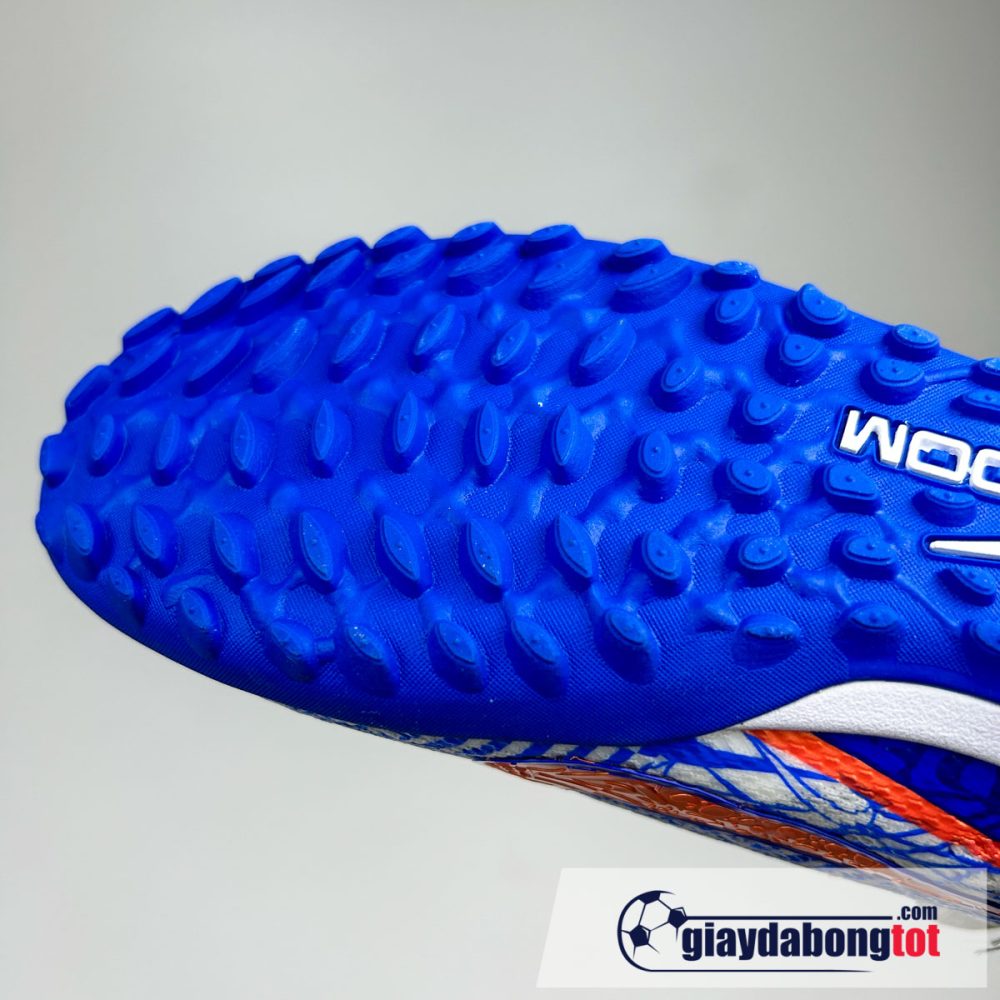 Nike air zoom mercurial superfly 9 elite tf trang xanh cr7 tre em (11)