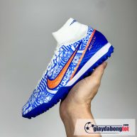 Nike air zoom mercurial superfly 9 elite tf trang xanh cr7 tre em (2)
