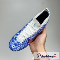 Nike air zoom mercurial superfly 9 elite tf trang xanh cr7 tre em (3)