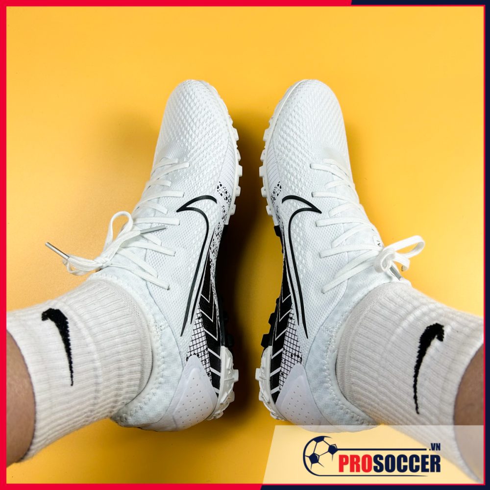 nike mercurial vapor 13 pro tf trang den cr7