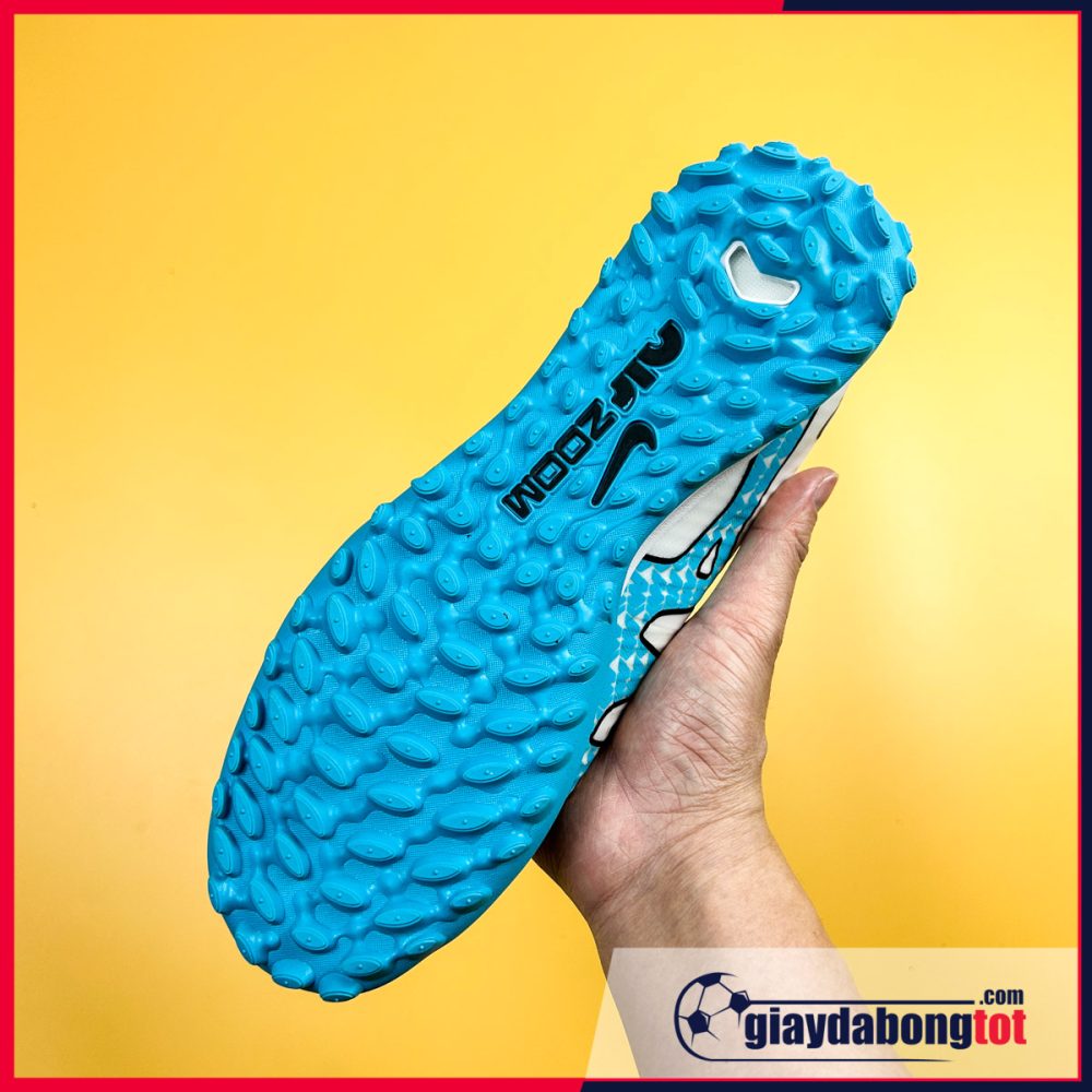 Nike Mercurial Superfly 9 Academy TF Trắng vạch xanh nhạt