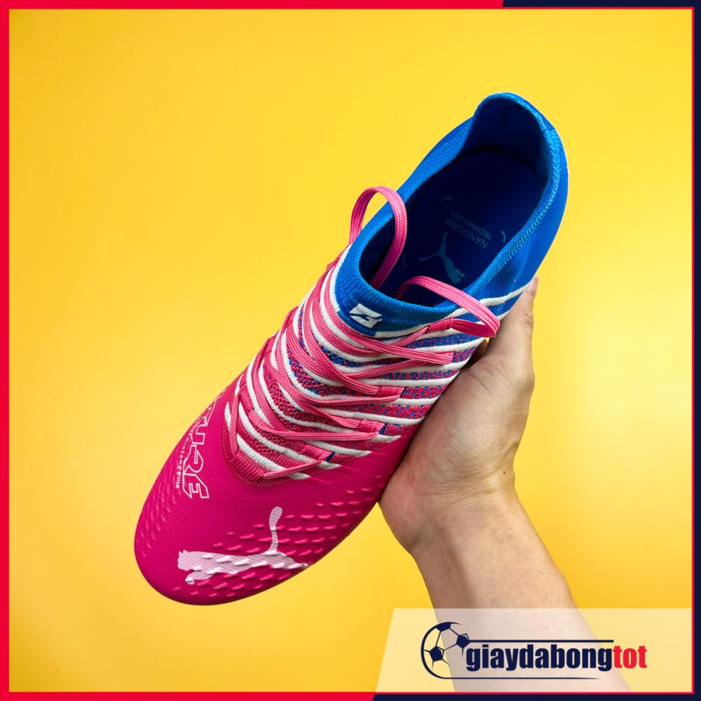Giày đá bóng Puma Future Z 1.4 MG Hồng xanh