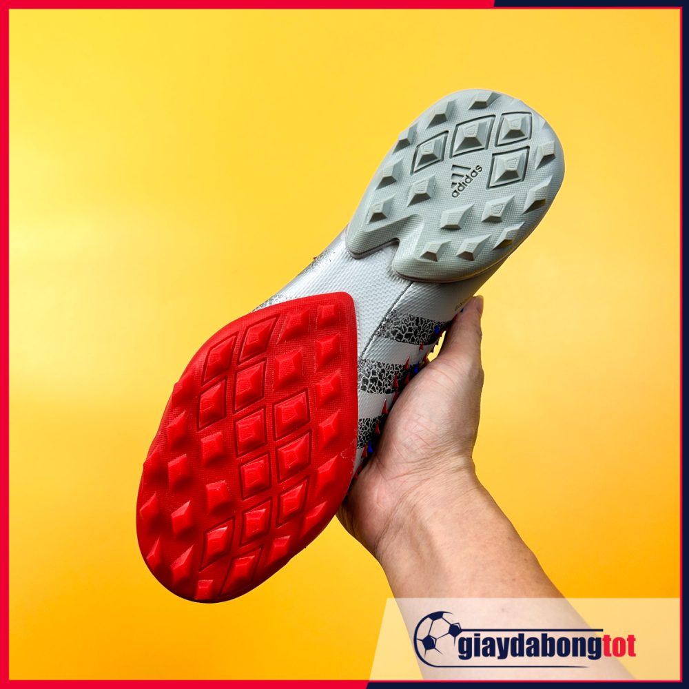 Adidas Predator Freak+ TF Bạc vạch đen không dây