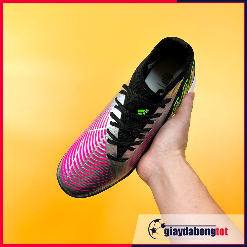 Giày Adidas Predator Edge .3 TF New Bạc đen V2