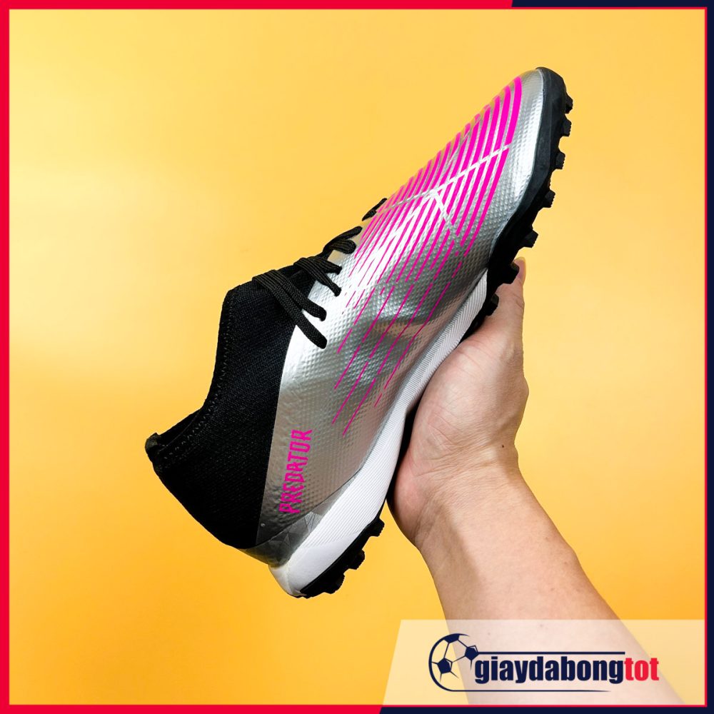 Giày Adidas Predator Edge .3 TF New Bạc đen V2