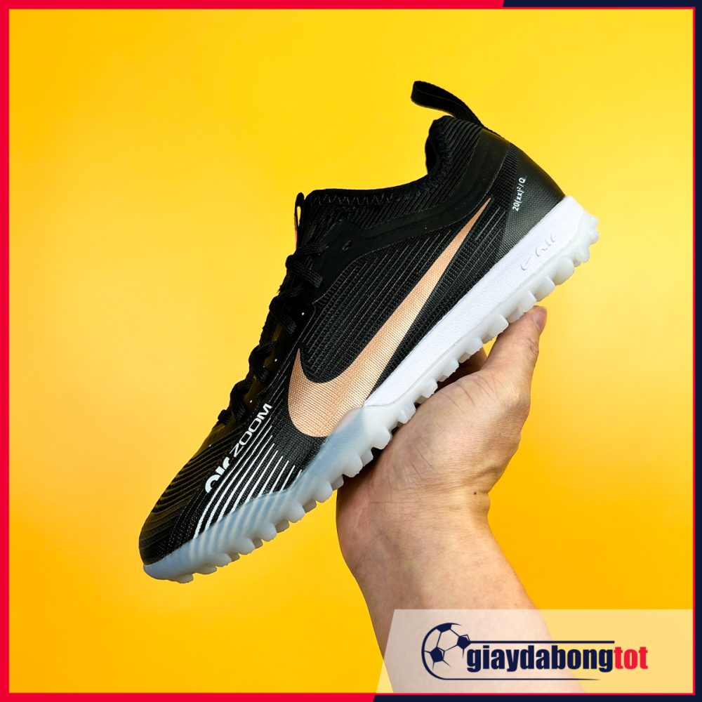 Nike Mercurial Vapor 15 Pro TF Đen vạch đồng (Kids)