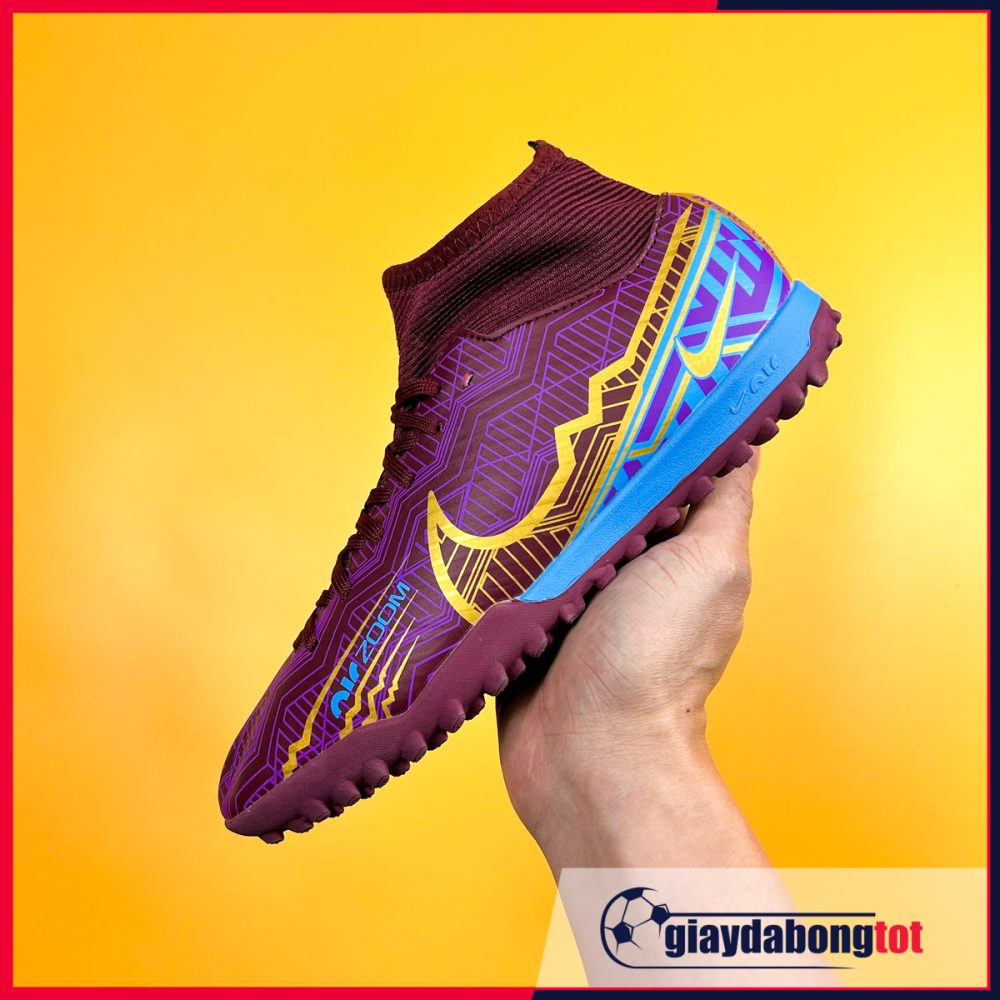 Nike Mercurial Superfly 9 Academy TF Tím Mbappe (Kids)