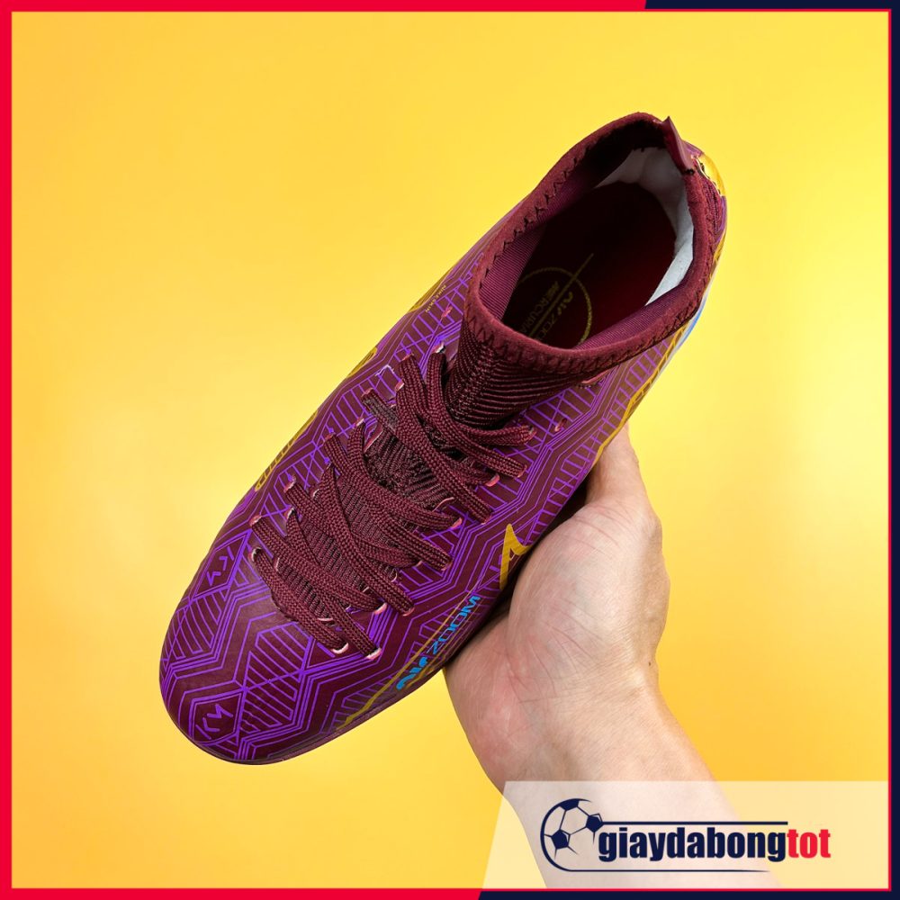 Nike Mercurial Superfly 9 Academy TF Tím Mbappe (Kids)